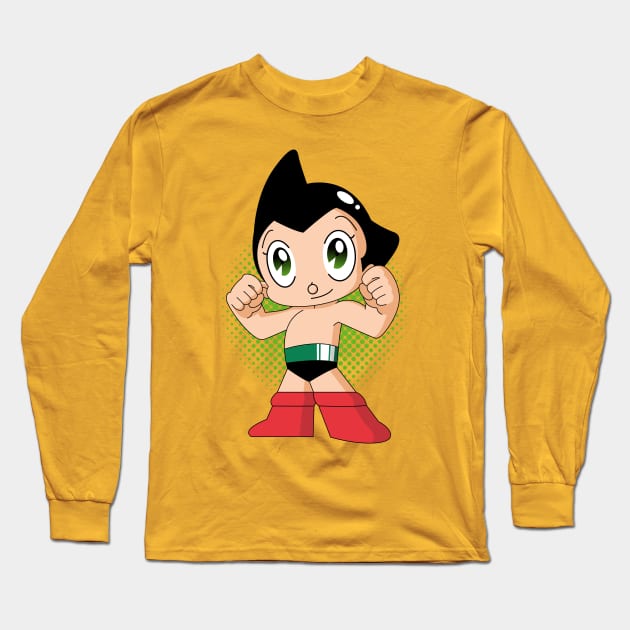 Astro Boy Go Long Sleeve T-Shirt by Atpidarp